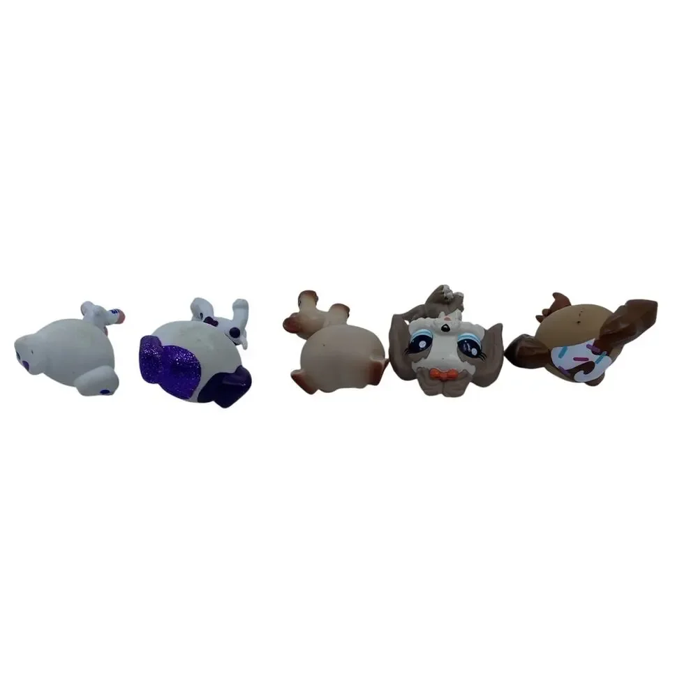 Littlest Pet Shop LPS Dog Lot of 5 Figures Mixed Breeds